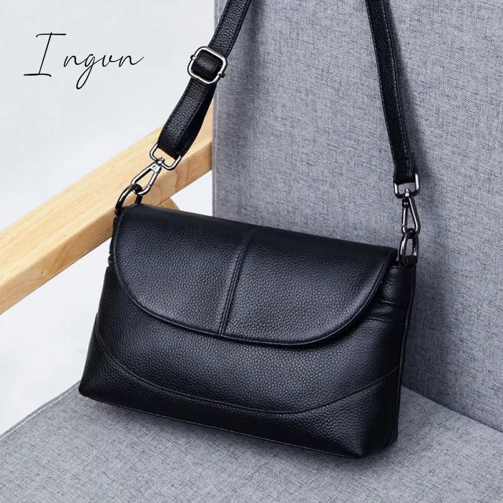 Ingvn - Genuine Leather Crossbody Bags For Women Ladies Shoulder New Fashion Handbags Female