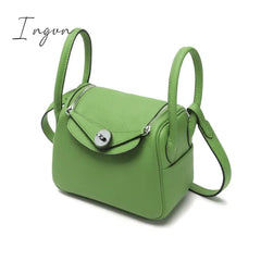 Ingvn - Mini 20Cm Pillow Bag Silver Buckle Ladies Handbag Luxury Brand Designer Shoulder Cow