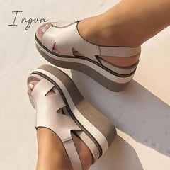 Ingvn - Naked Feet Wedge Sandals