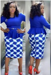 Ingvn - New Elegent Fashion Style Summer African Women Cotton Plus Size Dress L - 5Xl