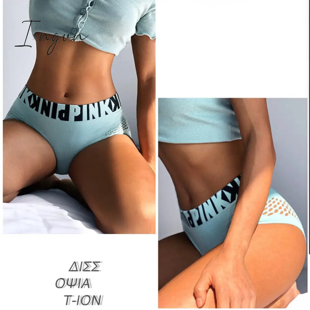 Ingvn - Sporty Style Briefs Women’s Panties Sexy Seamless Underwear Sport Yoga Body Shaper
