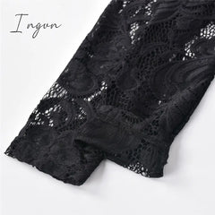 Ingvn - Tassel Stitching Sexy Dress For Women Evening Clubbing Party Square Collar Halter Hollow
