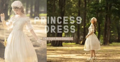 Ingvn - Top Quality Elegant Princess Dress Women Vintage Lace - Up Party Long Fairy Dresses For