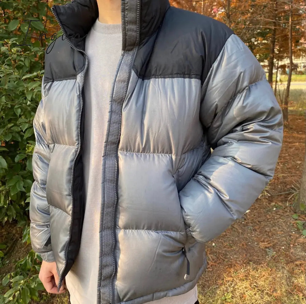 Ingvn - Winter New Couple Outfit Down Jacket Men’s And Women’s Trendy Version Of White Duck 3 / S