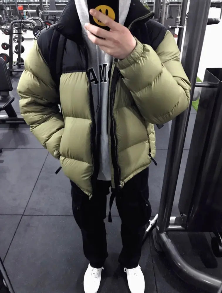 Ingvn - Winter New Couple Outfit Down Jacket Men’s And Women’s Trendy Version Of White Duck 4 / S
