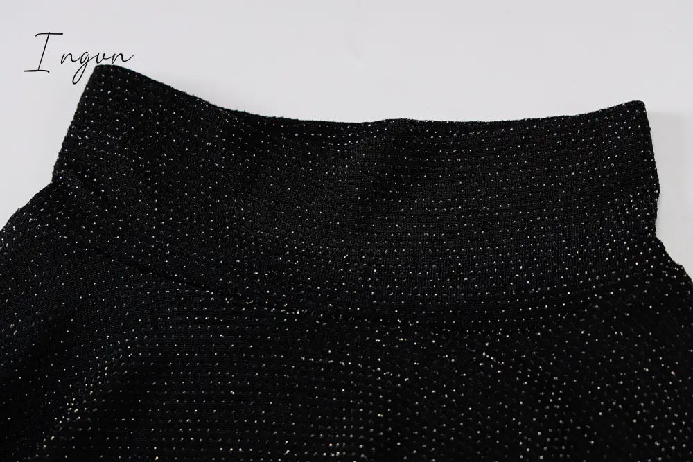 Ingvn - Women Autumn Winter Long Sleeve Backless Bodycon Soild Color Black Jumpsuit Romper Playsuit