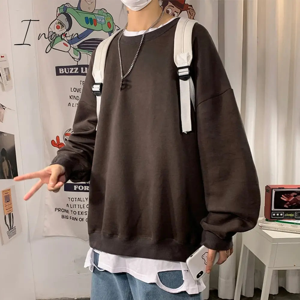Ingvn - Women Letter Designer Love Y2K Hoodies Female Harajuku Korean Fashion Sweatshirts Girl
