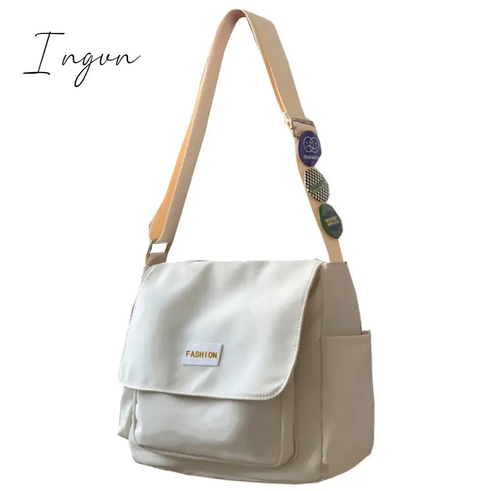 Ingvn - Women’s School Messenger Bags For Women Shoulder Ladies Designer Handbag Solid Large